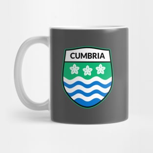 Cumbria Flag Badge Mug